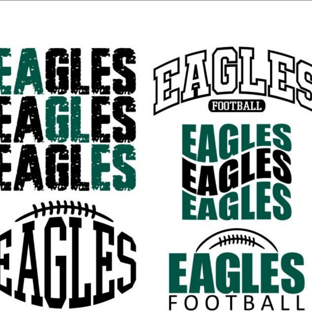 Eagles Pick-a-Design & (Sweatshirt, Long-sleeved or Basic tee) prices v…